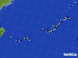 2020年02月17日の沖縄地方のアメダス(風向・風速)