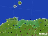 鳥取県のアメダス実況(日照時間)(2020年02月19日)