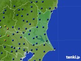 茨城県のアメダス実況(日照時間)(2020年02月20日)