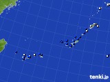 2020年02月21日の沖縄地方のアメダス(風向・風速)