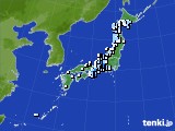 アメダス実況(降水量)(2020年02月22日)