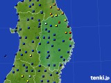 2020年02月22日の岩手県のアメダス(日照時間)