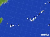 沖縄地方のアメダス実況(風向・風速)(2020年02月22日)