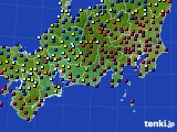 2020年02月23日の東海地方のアメダス(日照時間)