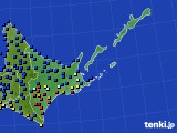 道東のアメダス実況(日照時間)(2020年02月23日)