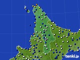 道北のアメダス実況(風向・風速)(2020年02月23日)