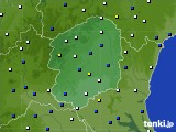 栃木県のアメダス実況(風向・風速)(2020年02月23日)