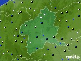 2020年02月23日の群馬県のアメダス(風向・風速)