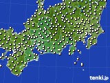 東海地方のアメダス実況(気温)(2020年02月24日)
