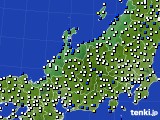 北陸地方のアメダス実況(風向・風速)(2020年02月24日)