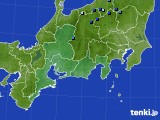 東海地方のアメダス実況(積雪深)(2020年02月25日)