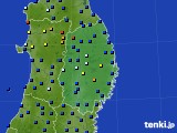 2020年02月25日の岩手県のアメダス(日照時間)