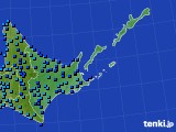 2020年02月25日の道東のアメダス(気温)