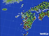 九州地方のアメダス実況(日照時間)(2020年02月26日)