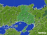 2020年02月26日の兵庫県のアメダス(風向・風速)