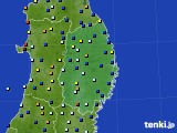 2020年02月27日の岩手県のアメダス(日照時間)