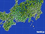 2020年02月27日の東海地方のアメダス(気温)