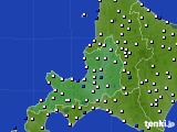 道央のアメダス実況(風向・風速)(2020年02月28日)