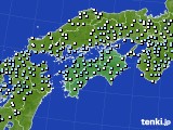 四国地方のアメダス実況(降水量)(2020年02月29日)