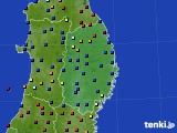 2020年02月29日の岩手県のアメダス(日照時間)