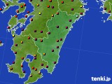 宮崎県のアメダス実況(日照時間)(2020年03月02日)