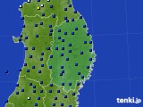 2020年03月02日の岩手県のアメダス(日照時間)