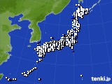 2020年03月03日のアメダス(風向・風速)