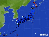 アメダス実況(日照時間)(2020年03月04日)