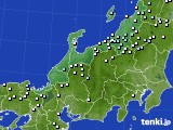 北陸地方のアメダス実況(降水量)(2020年03月05日)