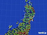 2020年03月05日の東北地方のアメダス(日照時間)