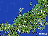 2020年03月05日の北陸地方のアメダス(風向・風速)