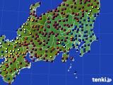 関東・甲信地方のアメダス実況(日照時間)(2020年03月07日)