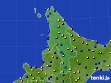 道北のアメダス実況(積雪深)(2020年03月08日)