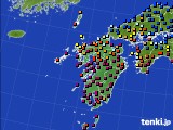 2020年03月08日の九州地方のアメダス(日照時間)