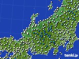 北陸地方のアメダス実況(気温)(2020年03月08日)