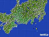 2020年03月09日の東海地方のアメダス(風向・風速)