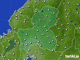 岐阜県のアメダス実況(風向・風速)(2020年03月09日)