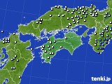 四国地方のアメダス実況(降水量)(2020年03月10日)