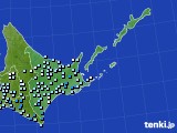 道東のアメダス実況(降水量)(2020年03月10日)
