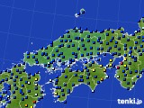 中国地方のアメダス実況(日照時間)(2020年03月10日)