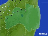 福島県のアメダス実況(降水量)(2020年03月11日)