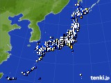 アメダス実況(風向・風速)(2020年03月11日)