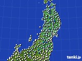 アメダス実況(気温)(2020年03月12日)