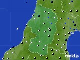 山形県のアメダス実況(風向・風速)(2020年03月12日)