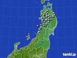 東北地方のアメダス実況(降水量)(2020年03月13日)