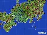 東海地方のアメダス実況(日照時間)(2020年03月13日)