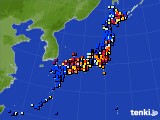 アメダス実況(日照時間)(2020年03月13日)