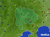山梨県のアメダス実況(日照時間)(2020年03月13日)