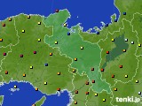 京都府のアメダス実況(日照時間)(2020年03月13日)