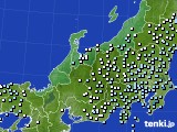 北陸地方のアメダス実況(降水量)(2020年03月14日)